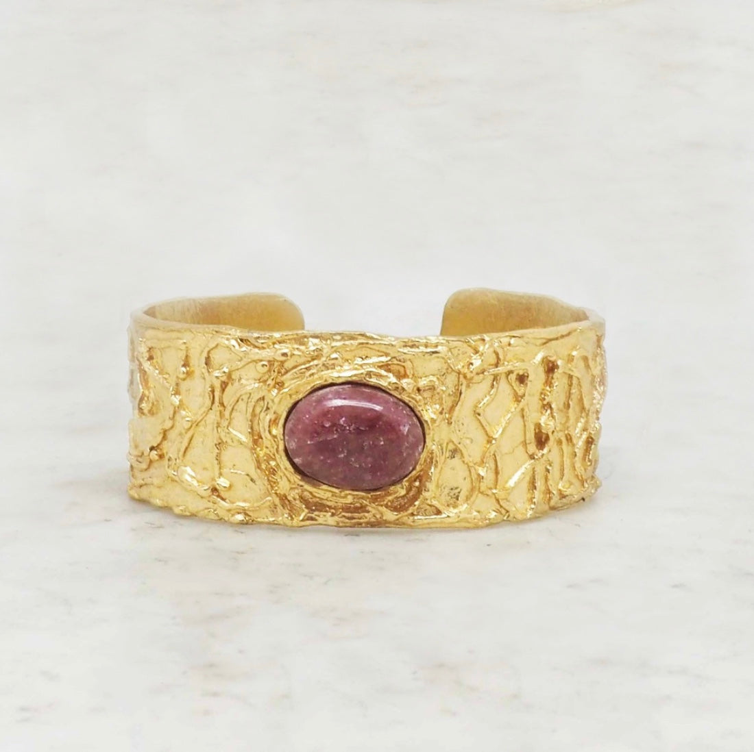 Golden Desert - Rhodonite