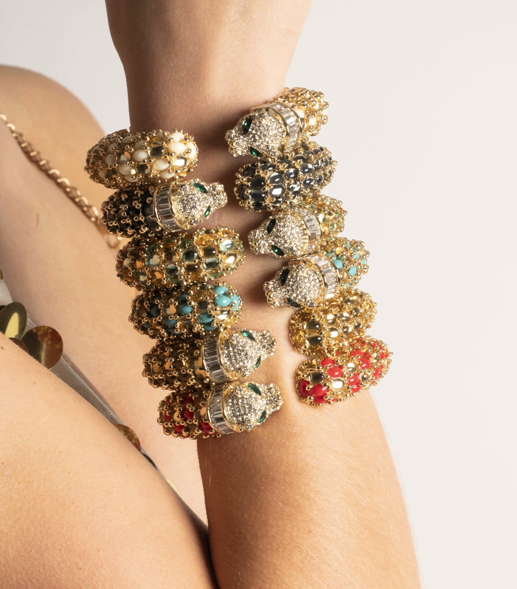 The Tiger Bangle - Golden