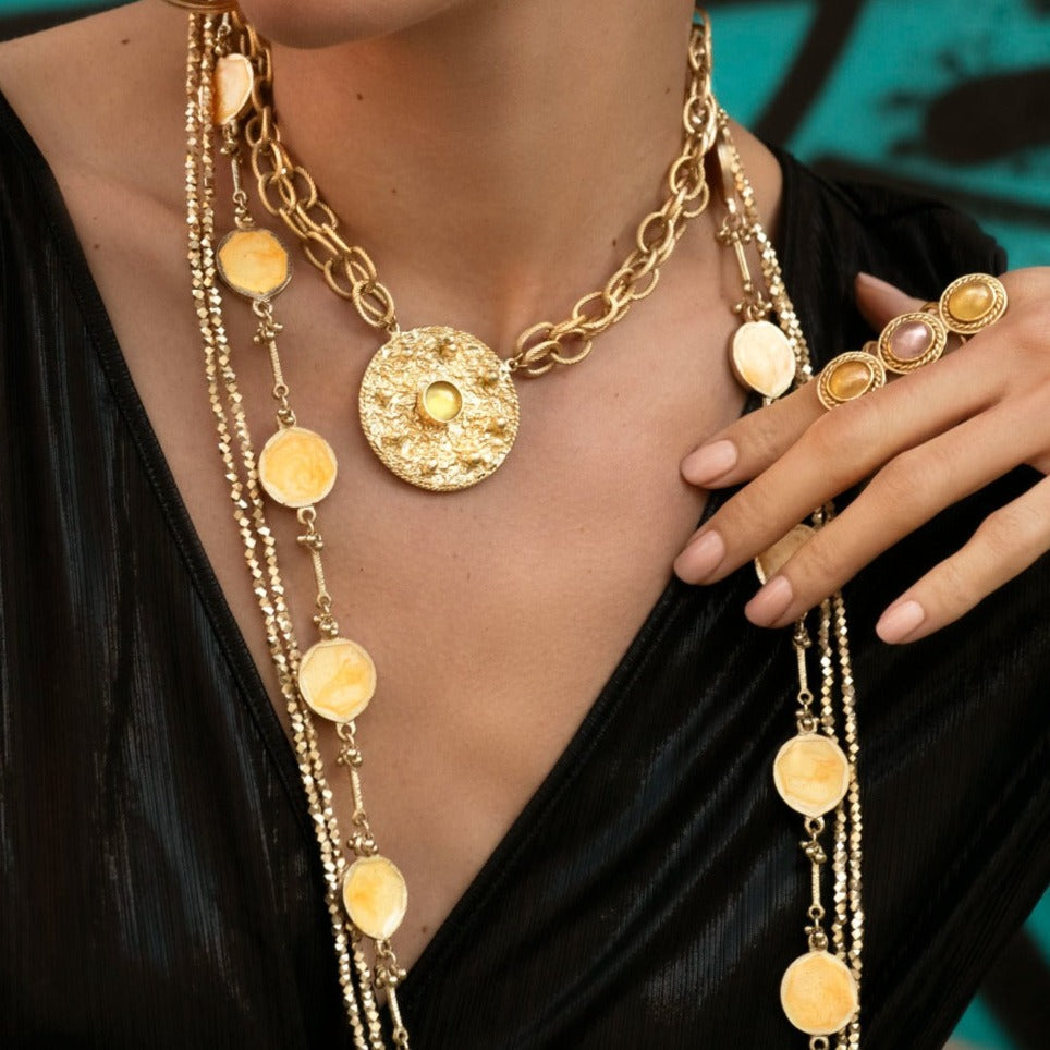 Skyléa - Yellow Necklace