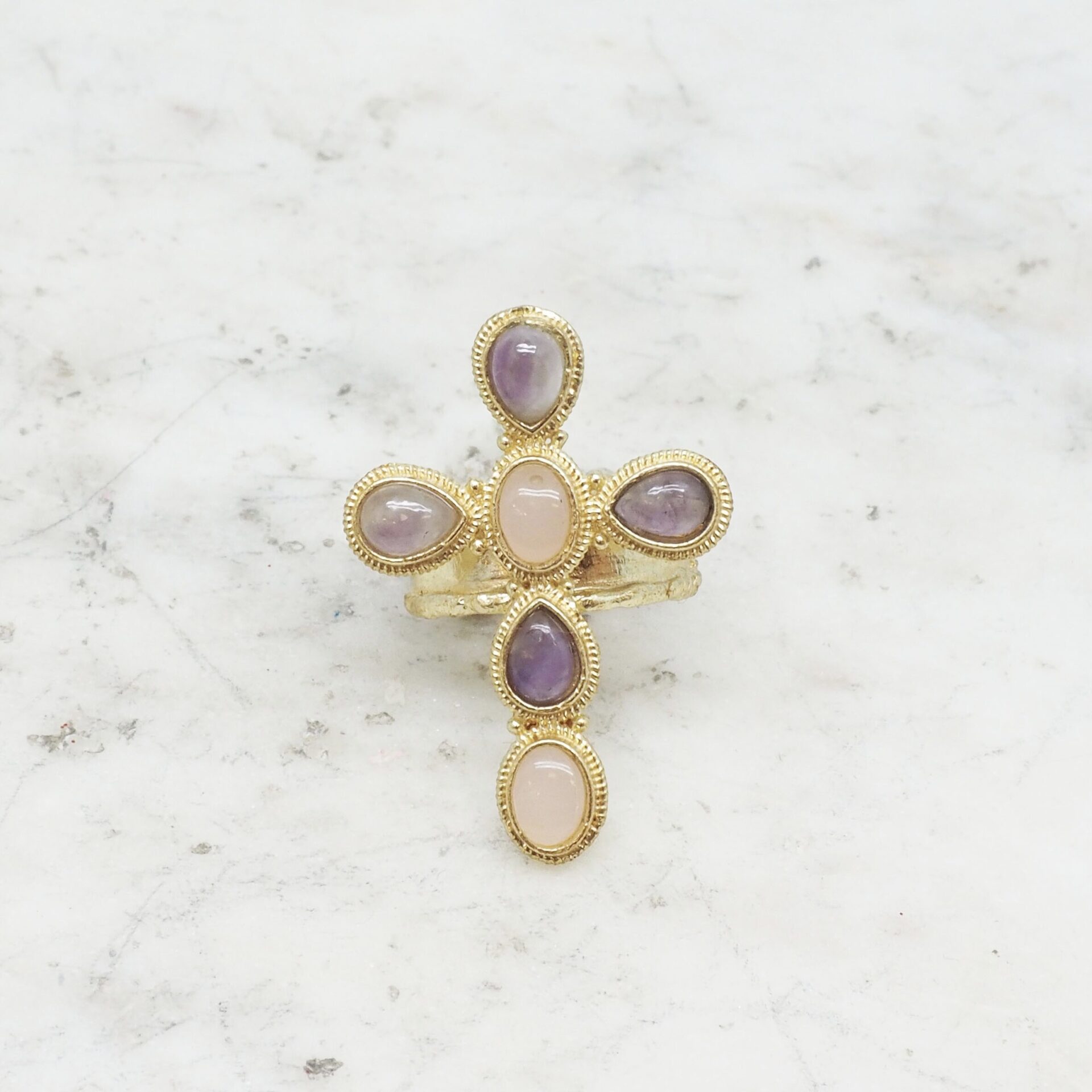 Faith - Rose Quartz Ring 