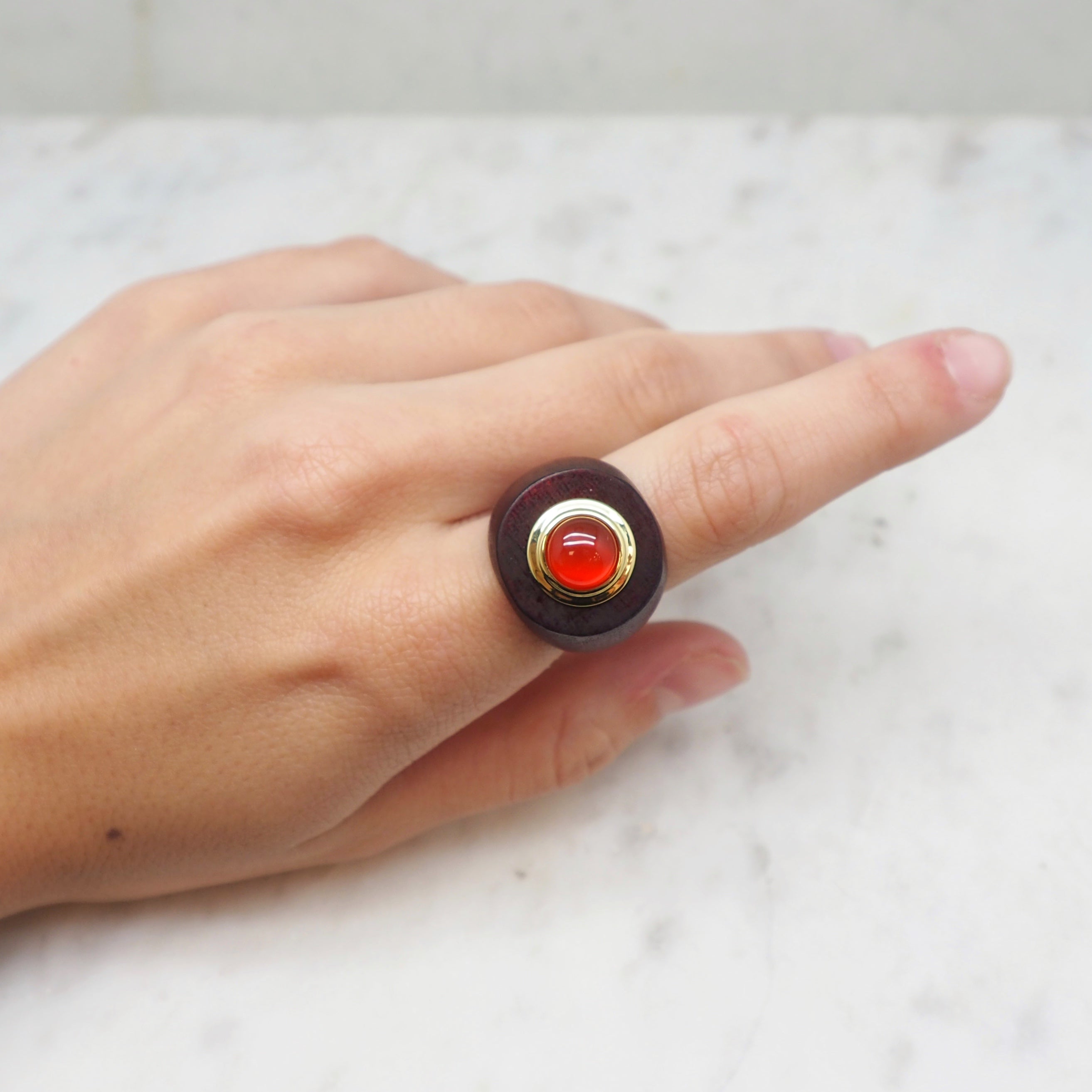 Wood - Red Agate