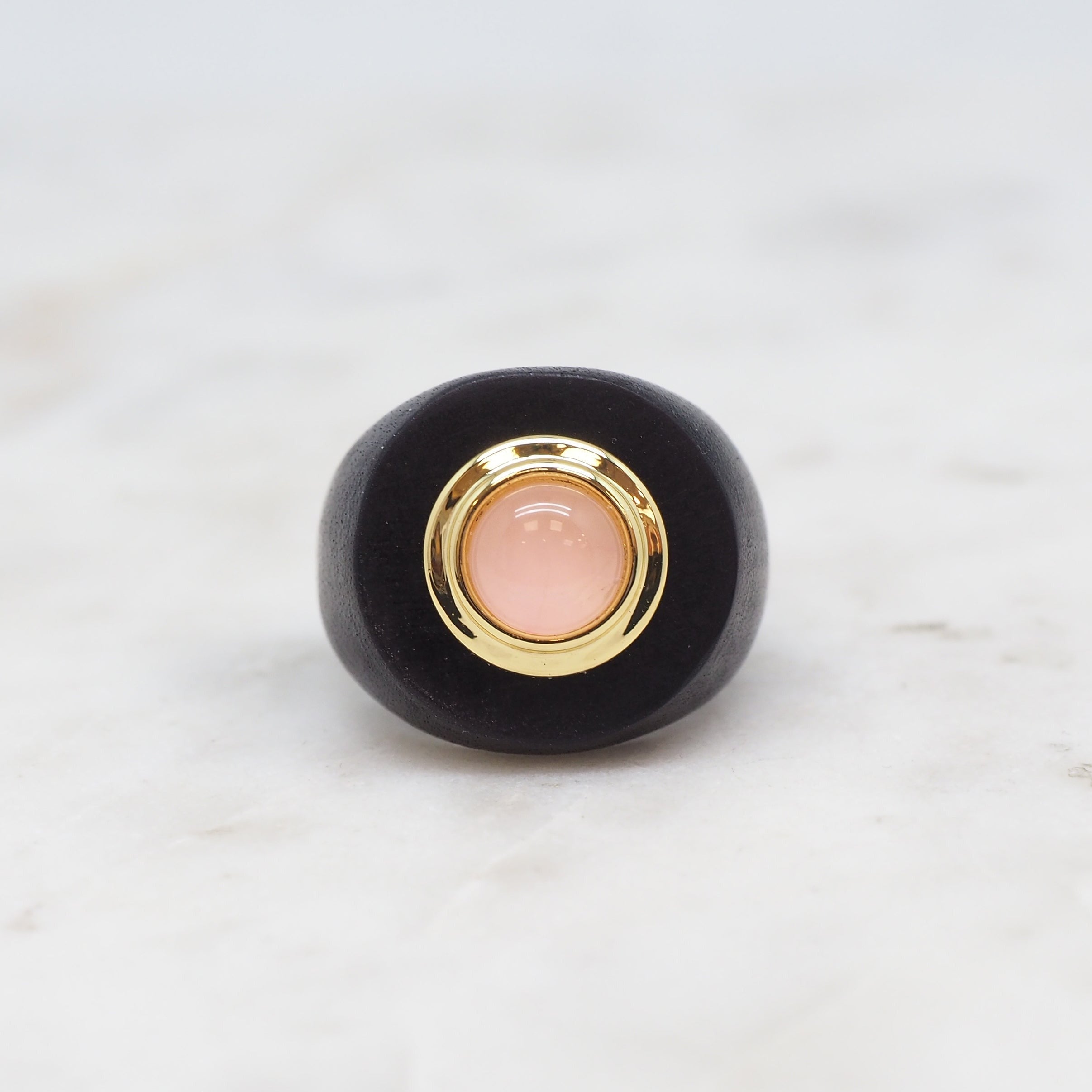Wood - Rose Quartz