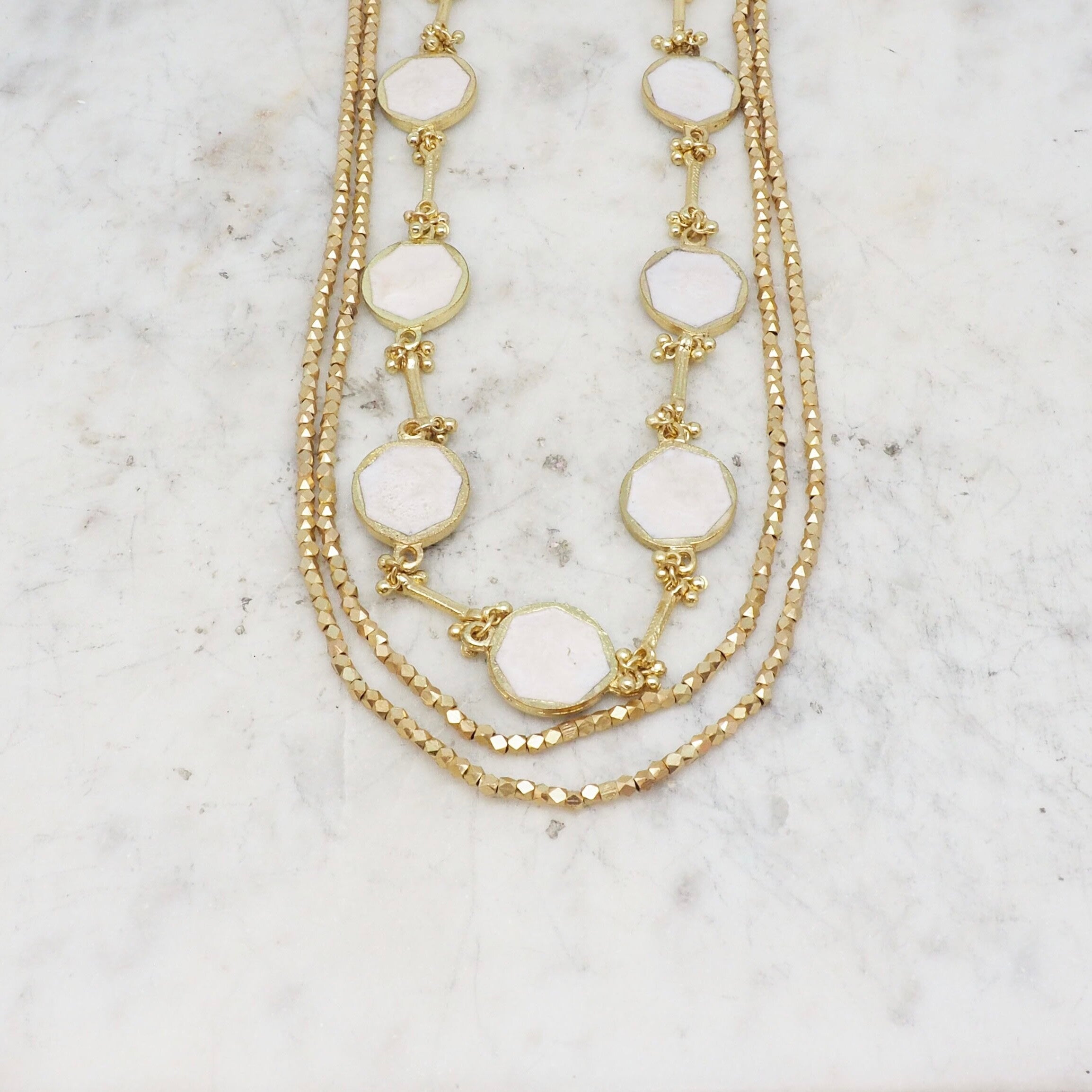 Skyléa - White Necklace