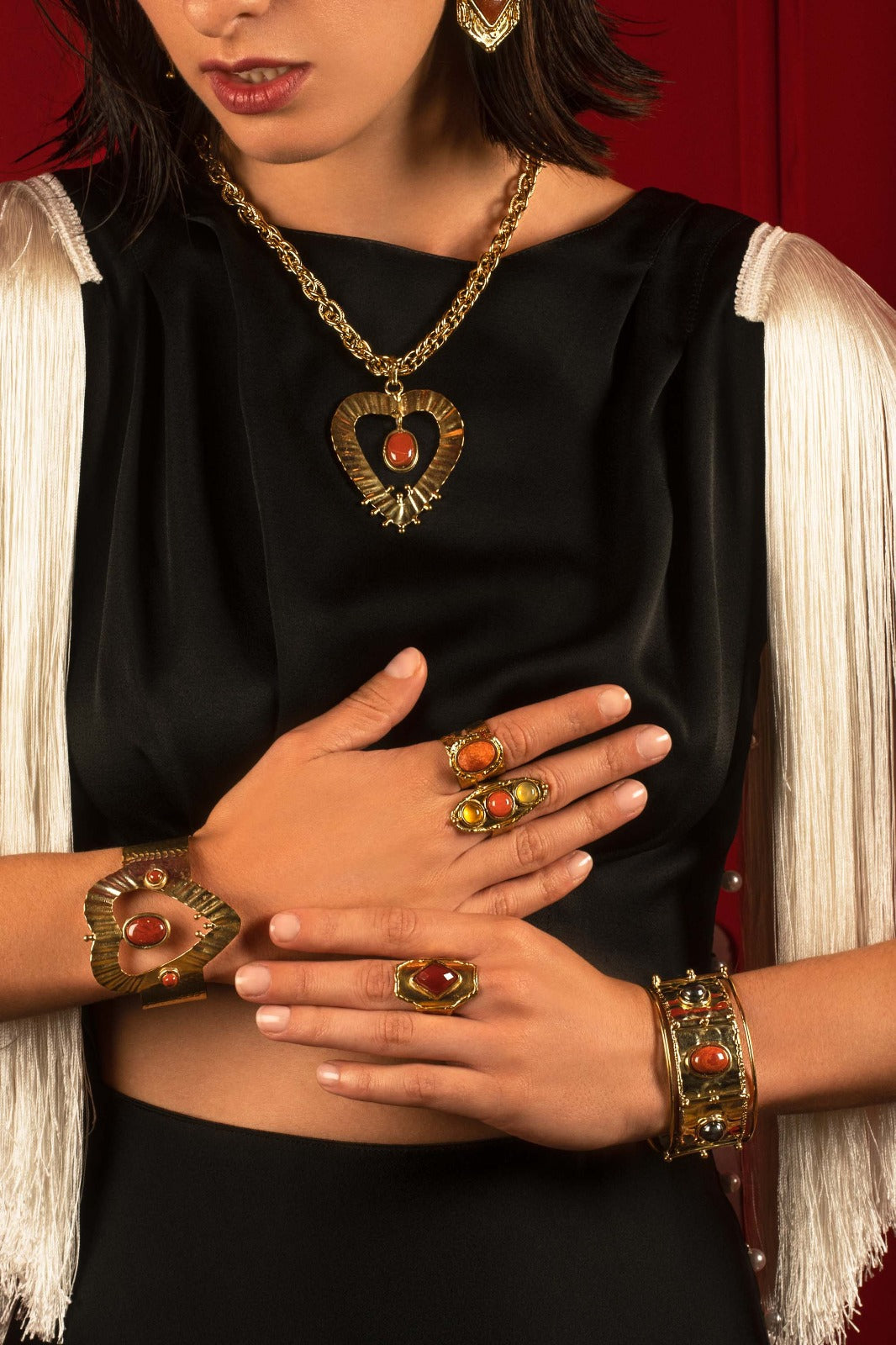 Coeur Rouge - Collier